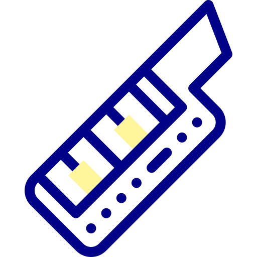 keytar Detailed Mixed Lineal color ikona