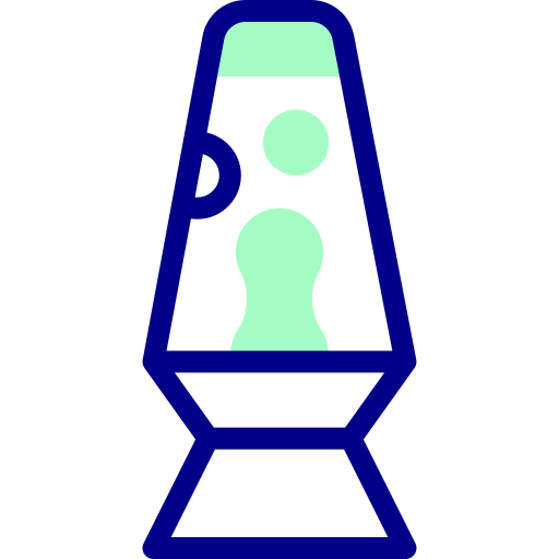Lava lamp Detailed Mixed Lineal color icon