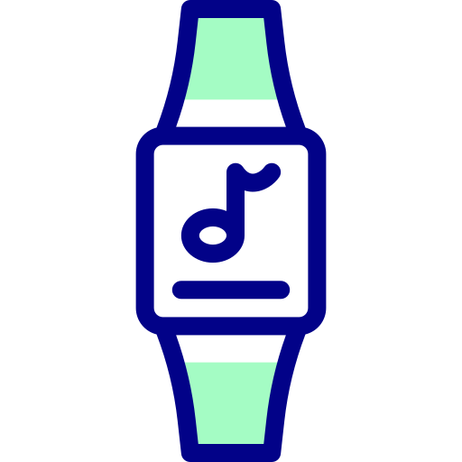 Smartwatch Detailed Mixed Lineal color icon