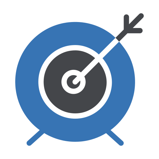 Dartboard Generic Blue icon