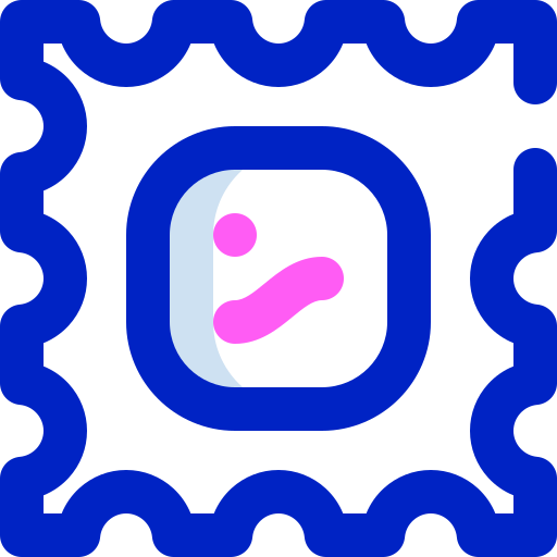 Stamp Super Basic Orbit Color icon