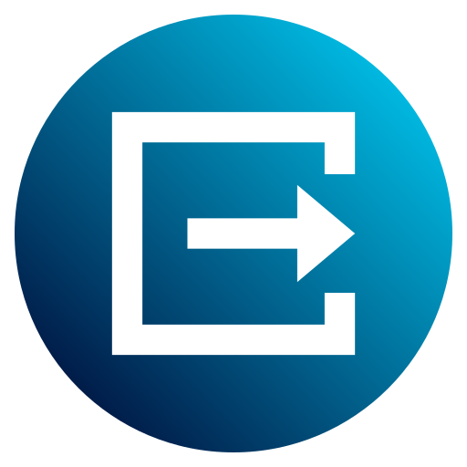 export Generic Flat Gradient icon