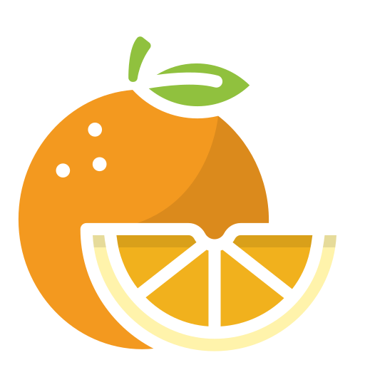 oranje Generic Flat icoon