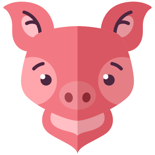 свинья Generic Flat иконка