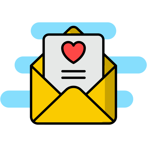 Love letter Generic Rounded Shapes icon