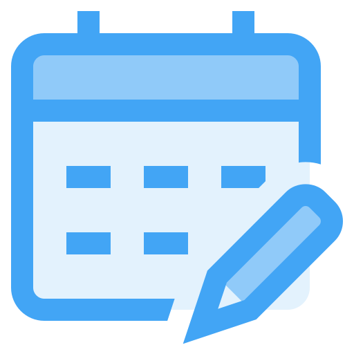 kalender Generic Blue icoon