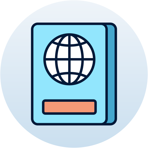 pasaporte Generic Circular icono