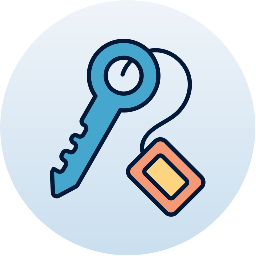 Room key Generic Circular icon