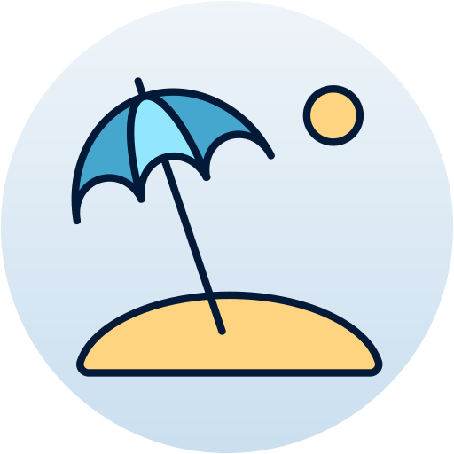 해변 Generic Circular icon