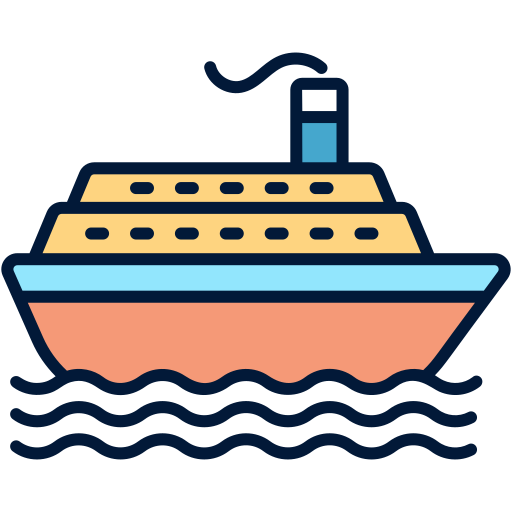 kreuzfahrt Generic Outline Color icon