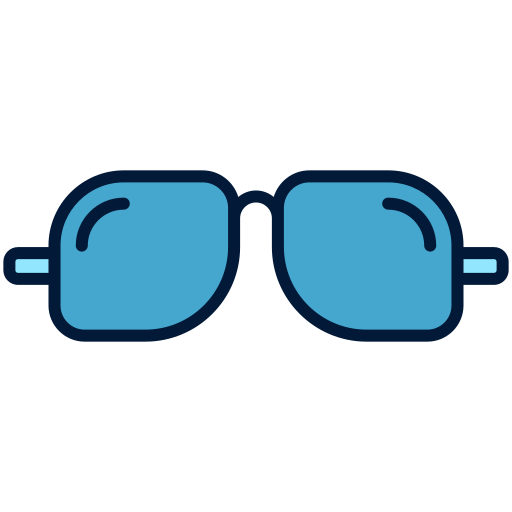 Sunglasses Generic Outline Color icon