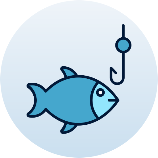 Fishing hook Generic Circular icon