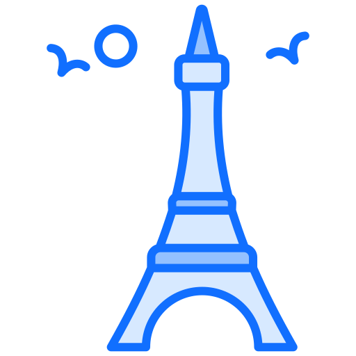 torre eiffel Generic Blue icona