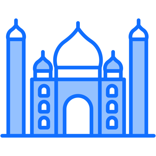 taj mahal Generic Blue icon