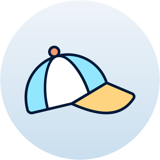 czapka baseballowa Generic Circular ikona