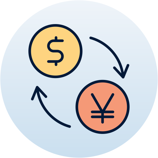 Money exchange Generic Circular icon
