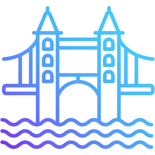 london bridge Generic Gradient icon