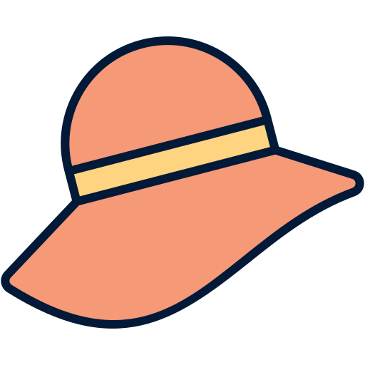 chapéu de pamela Generic Outline Color Ícone