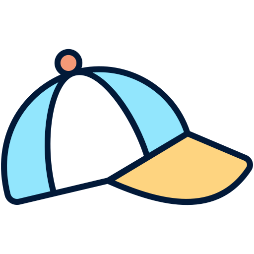 baseball kappe Generic Outline Color icon