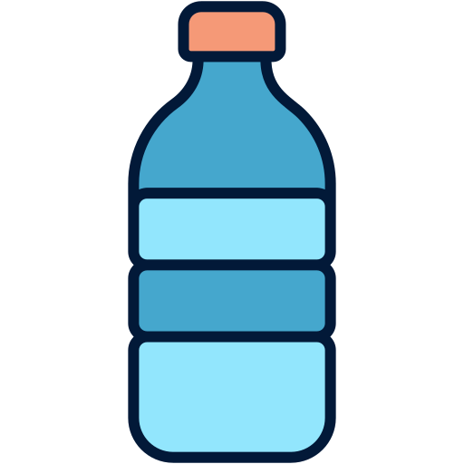 Water bottle Generic Outline Color icon