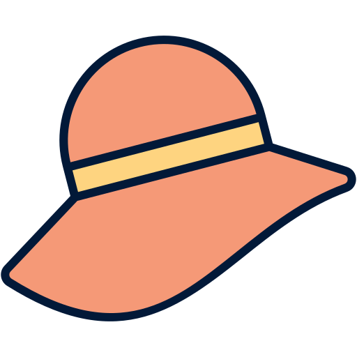 Pamela hat Generic Outline Color icon