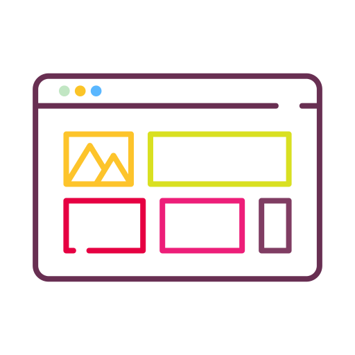 web design Generic Outline Color icona