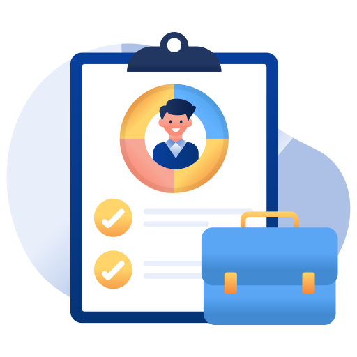 Job seeker Generic Rounded Shapes icon