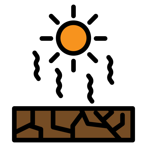 가뭄 Generic Outline Color icon