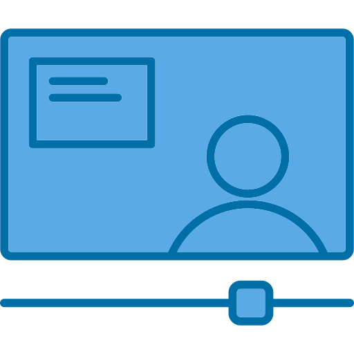 E learning Generic Blue icon