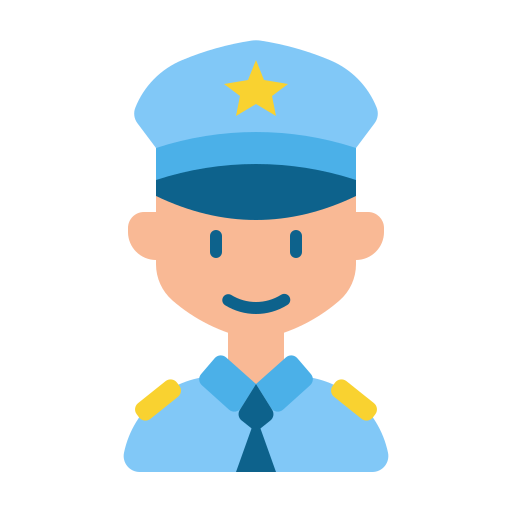警官 Generic Flat icon