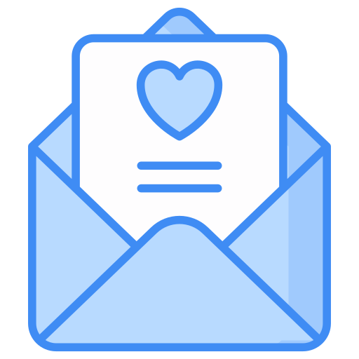 carta de amor Generic Blue icono