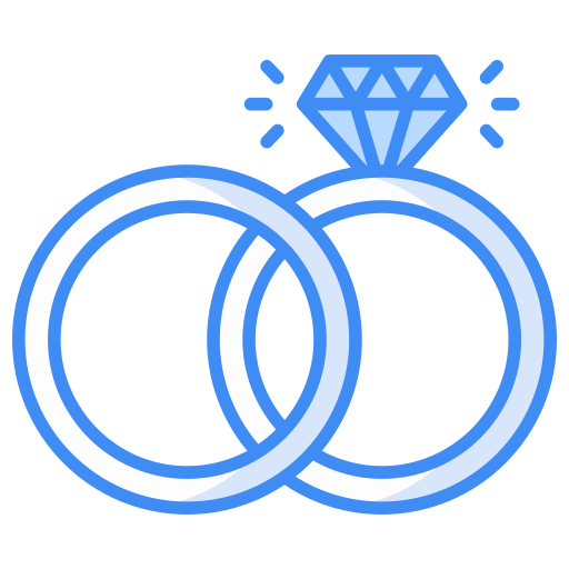 Engagement ring Generic Blue icon