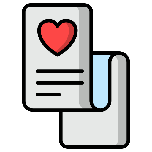 liebesbrief Generic Outline Color icon