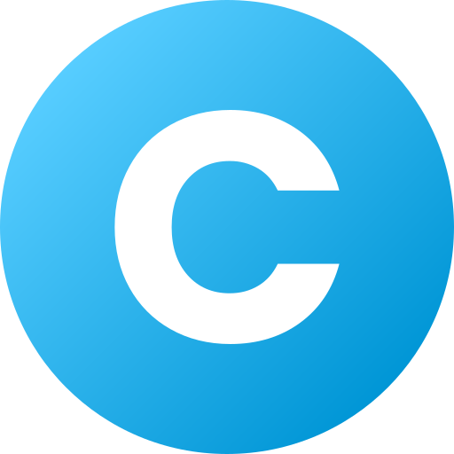 Letter c Generic Flat Gradient icon