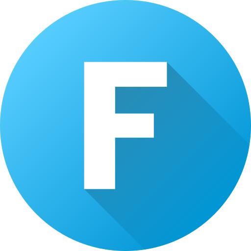 Letter f Generic Circular icon