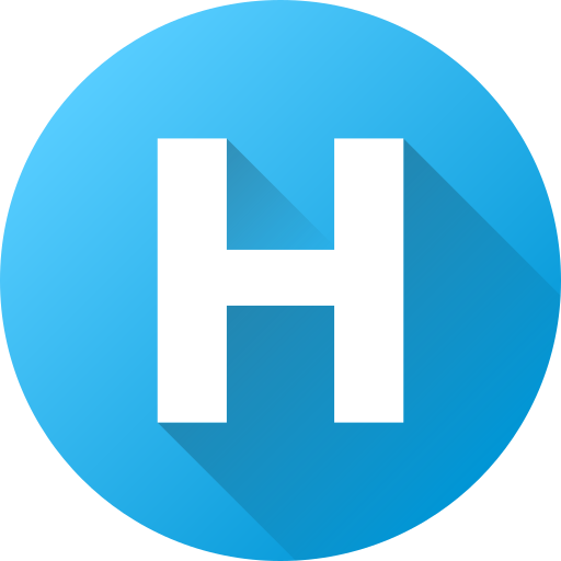 litera h Generic Circular ikona