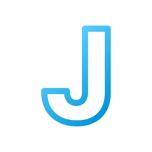 Letter j Generic Gradient icon