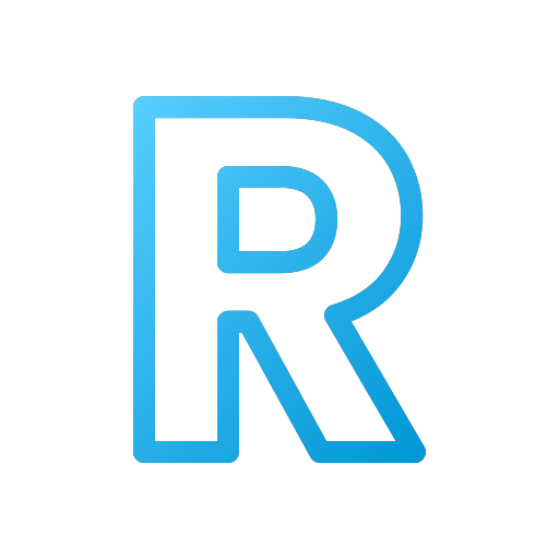 litera r Generic Gradient ikona