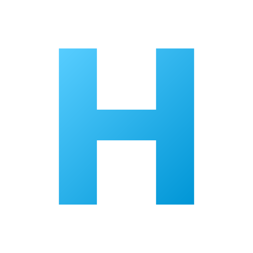 lettera h Generic Flat Gradient icona