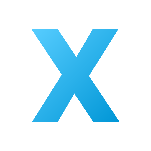 Letter x Generic Flat Gradient icon