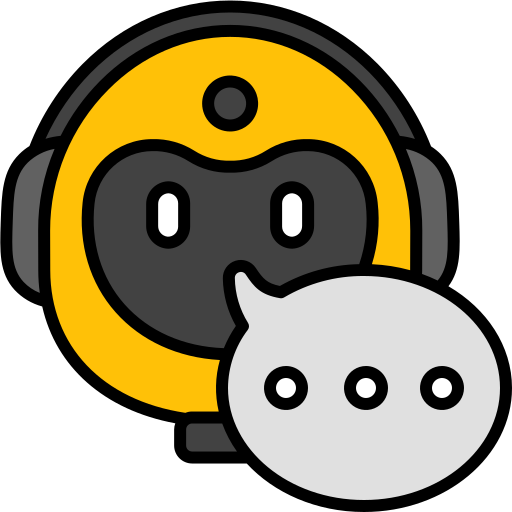chatbot Generic Outline Color ikona