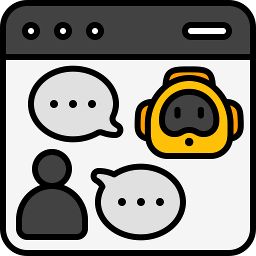 Chatbot Generic Outline Color icon