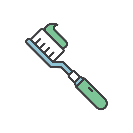 escova de dente Generic Outline Color Ícone