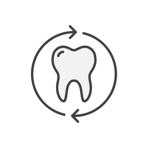 歯の手入れ Generic Outline Color icon