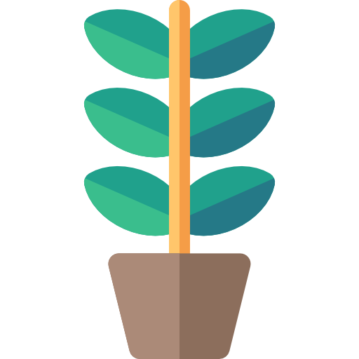 pianta Basic Rounded Flat icona