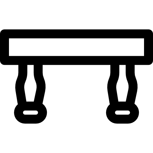 テーブル Basic Rounded Lineal icon