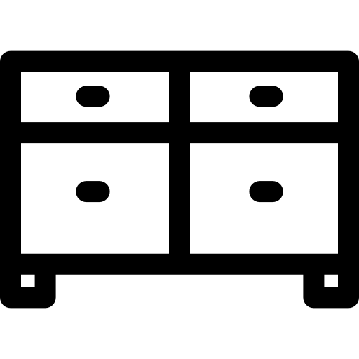 Комод Basic Rounded Lineal иконка