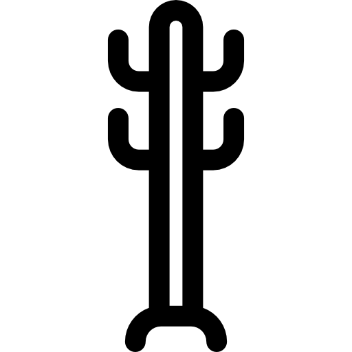 コートスタンド Basic Rounded Lineal icon