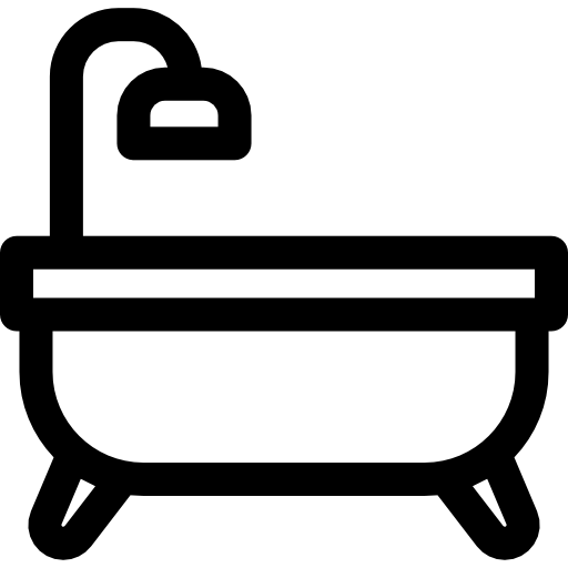 목욕통 Basic Rounded Lineal icon