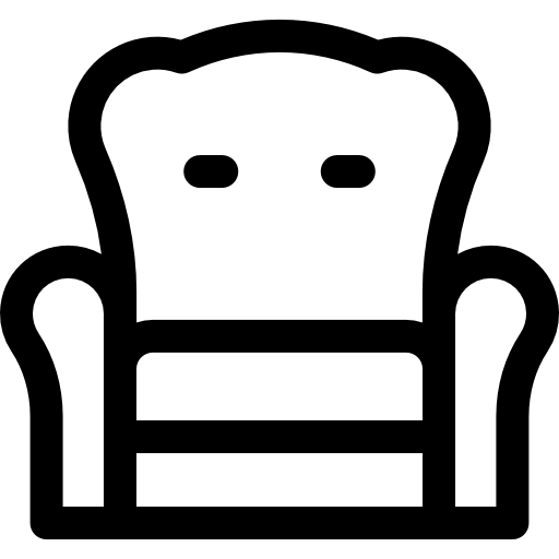 アームチェア Basic Rounded Lineal icon
